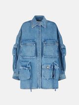 @handinfire THE ATTICO Blue Coat