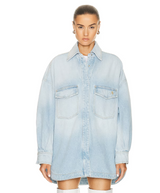 @theinspiredi THE ATTICO Denim Shirt